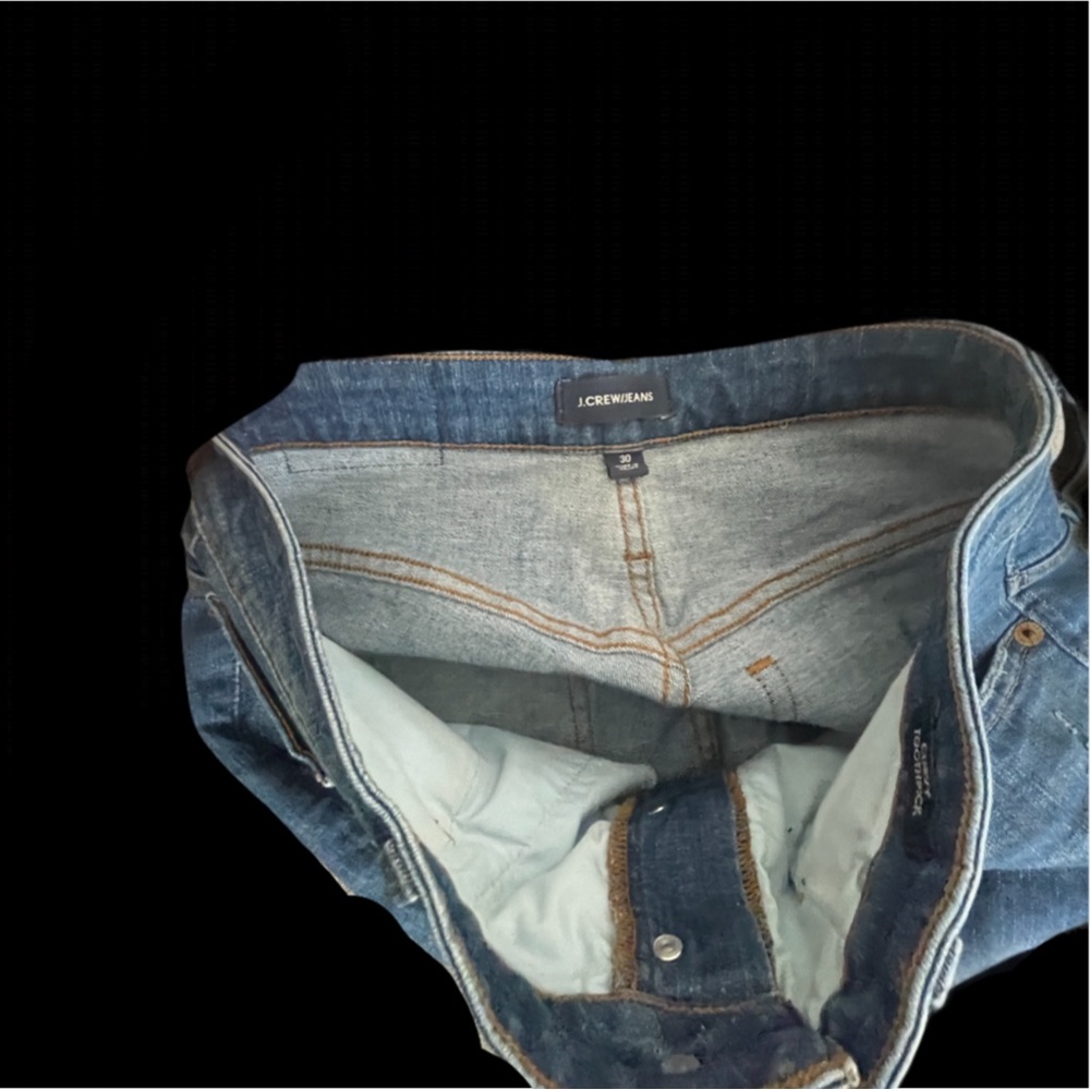 J Crew Pants Womens Size 30 Blue Toothpick Buttonfly Denim - Picture 6 of 6